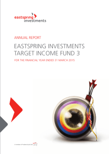 EASTSPRING INVESTMENTS TARGET INCOME FUND 3