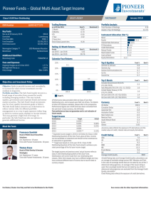 Pioneer Funds – Global Multi