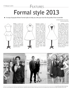 Formal style 2013 - Woodbridge High School