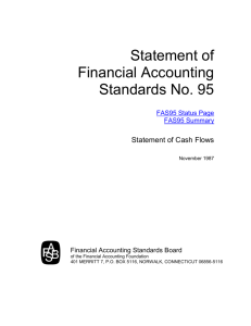 Statement of Financial Accounting Standards No. 95