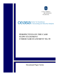 perspectives on the cash flow statement under fasb statement no. 95