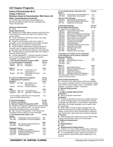 UCF Degree Programs - Undergraduate Catalog