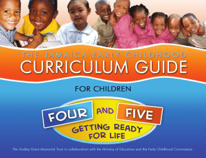 Curriculum Guide – Four to Five Year Olds
