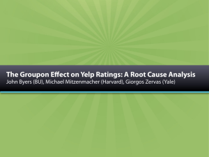 The Groupon Effect on Yelp Ratings: A Root Cause Analysis