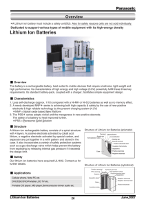 Lithium Ion Batteries - Industrial Devices & Solutions