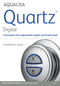 Quartz Digital Concealed