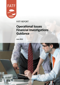 FATF Report: Operational Issues Financial Investigations Guidance