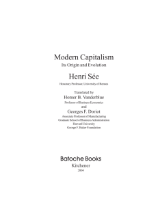 Modern Capitalism - Socserv2.mcmaster.ca