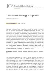 The Economic Sociology of Capitalism