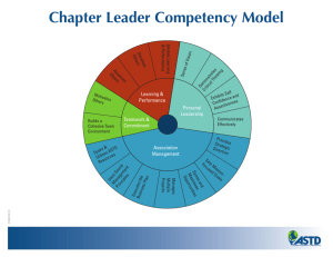 Chapter Leader Competency Model