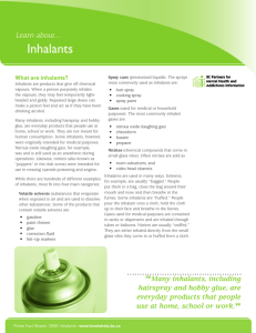 Learn About Inhalants