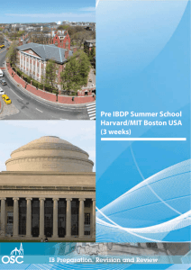 Pre IBDP Harvard/MIT, US