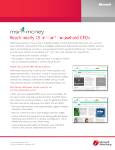 Reach nearly 15 million2 household CFOs