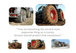 “Tires are becoming the second most expensive thing on a tractor