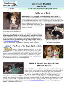 Winter 2006 Page - Beagles & Buddies