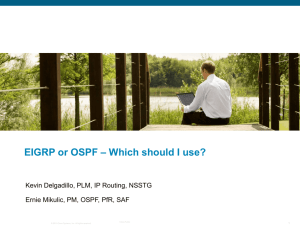 EIGRP or OSPF Which should I use?