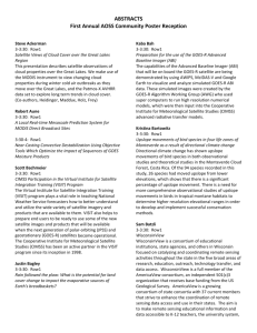 ABSTRACTS First Annual AOSS Community Poster Reception