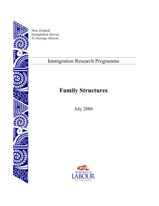Family Structures - Department of Labour