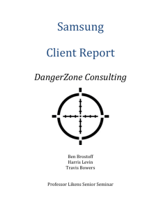Samsung Client Report