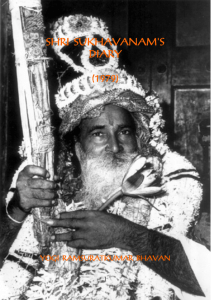Shri Sukhavanam's diary - yogiramsuratkumar.info
