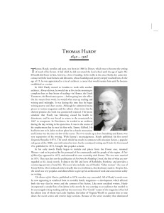 Thomas Hardy - Broadview Press
