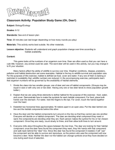 Classroom Activity: Population Study Game (Oh, Deer!)