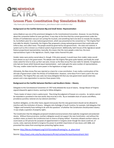 Lesson Plan: Constitution Day Simulation Roles