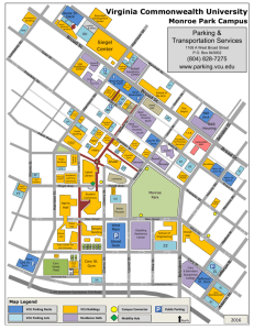 Monroe Campus Map - Parking & Transportation