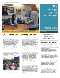 March 2015 - the Writing Center!