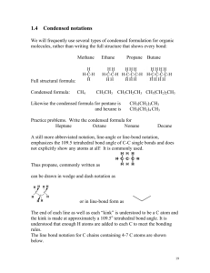 1.4 Condensed notations