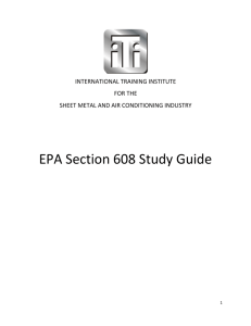 EPA Section 608 Study Guide