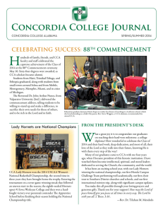 Spring-Summer 2014 - Concordia College