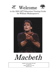 Macbeth - American Players Theatre