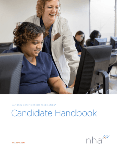 NHA Candidate Handbook