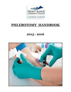 Frcc-phlebotomy-student-handbook-2015-16?