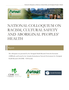National Colloquium on Racism, Cultural Safety and Aboriginal