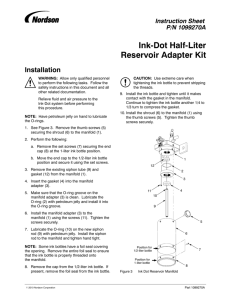 Ink-Dot Half-Liter Reservoir Adapter Kit