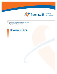 Bowel Care - Fraser Health