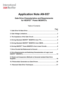 Application Note AN-937 Gate Drive