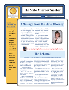 Issue 1 - Office of The State Attorney, 4th Judicial Circuit