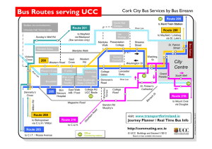 Bus Routes serving UCC - University College Cork