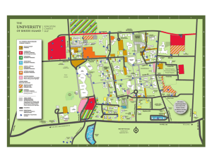 Bleed KINGSTON CAMPUS MAP - URI Graduate Student Conference