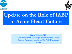 A Hard Look at Cardiogenic Shock: IABP