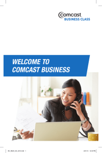 WELCOME TO COMCAST BUSINESS