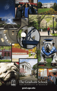 UGA IS FOR YOU! - UGA Grad Studies