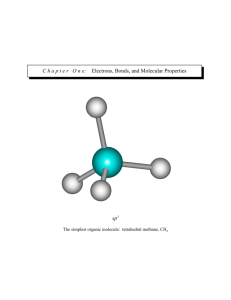 Chapter 1. Electrons, Bonds and Molecular Properties