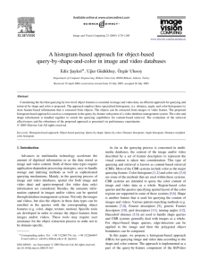 A histogram-based approach for object-based query-by-shape