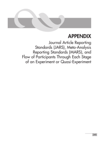 appendix - APA Style