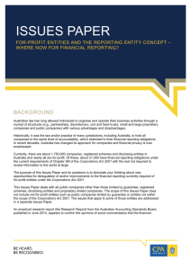 issues paper - CPA Australia