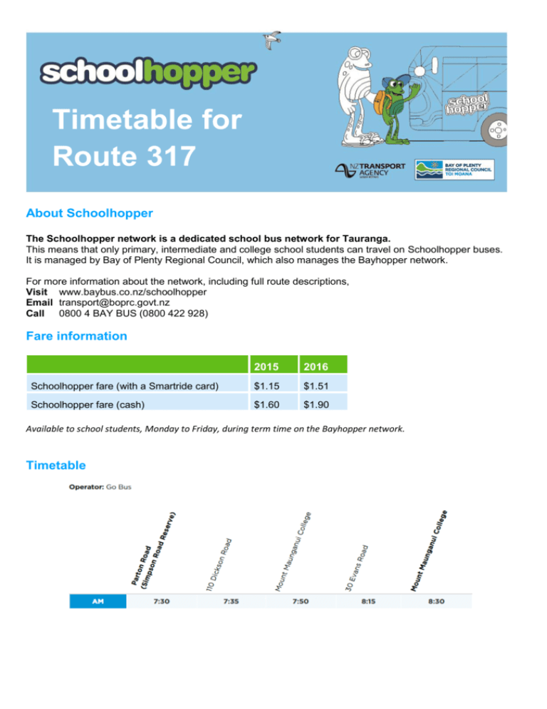bay travel 17b timetable